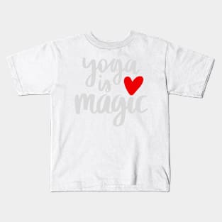 Magical word ( Yoga is Magic ) -  T-Shirt Kids T-Shirt